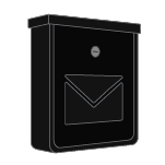 Briefkasten schwarz